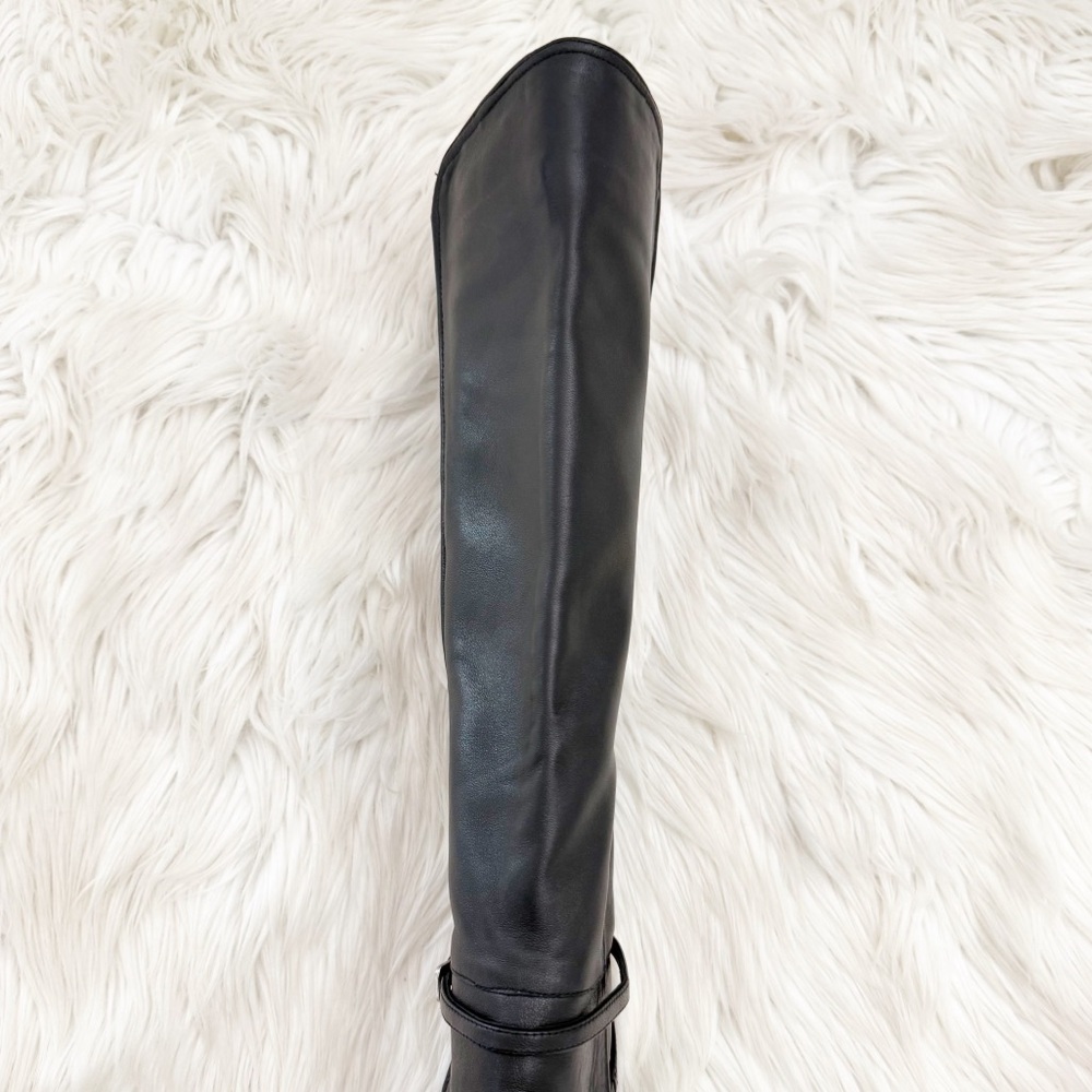 Reiss Caitlin Leather Knee High Boots 7 - Picture 10 of 16